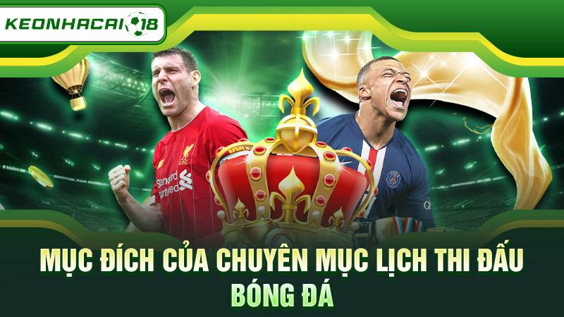 Lịch thi đấu bóng đá