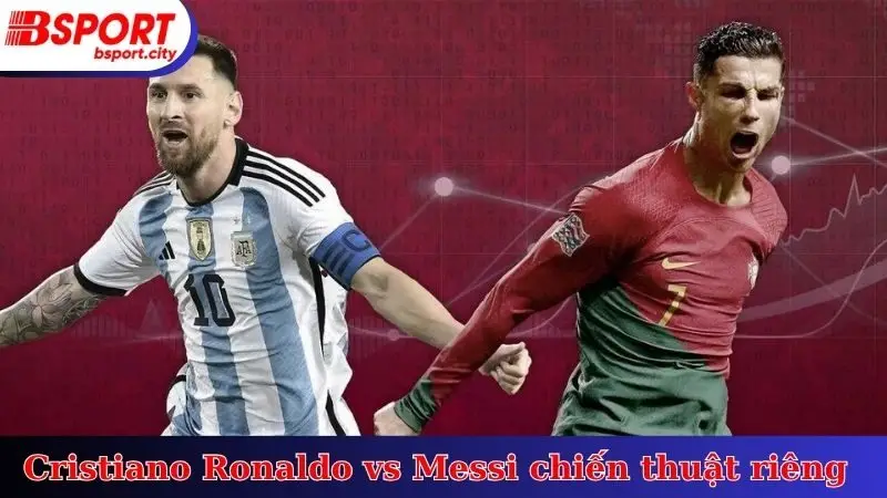Cristiano Ronaldo vs Messi chiến thuật riêng